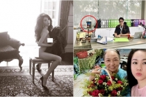 Sao Việt hôm nay: Ngọc Trinh đăng ảnh nude 100%, Matt Liu để ảnh bên Hương Giang trên bàn làm việc