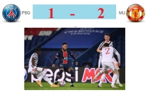 Kết quả bóng đá PSG 1-2 Man United: Quỷ đỏ tái lập địa chấn ở Paris