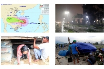 Bão số 9 giật cấp 13 đổ bộ vào Đà Nẵng - Phú Yên, mưa lớn Quảng Ngãi, Bình Định
