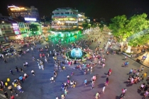 Lo dịch corona Hà Nội tạm dừng hoạt động phố đi bộ Hồ Gươm