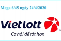 XS Vietlott hôm nay - Kết quả xổ số Vietlott 6/45 hôm nay thứ 6 ngày 24/4/2020