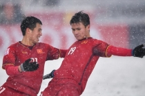 'Cầu vồng tuyết' của Quang Hải được AFC so sánh với David Beckham