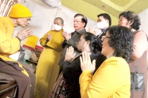 Lãnh đạo Hội Giáo dục chăm sóc sức khỏe cộng đồng Việt Nam thăm Pháp chủ Thích Phổ Tuệ