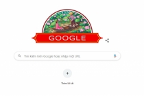 Google doodle trưng 'áo mới' nhân Ngày Quốc khánh Việt Nam 2/9
