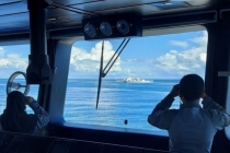 Tàu hải cảnh Trung Quốc xâm nhập vùng biển Natuna bị chiến hạm Indonesia xua đuổi