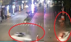 Clip tai nạn xe Audi tông xe máy làm 3 người chết ở Bắc Giang