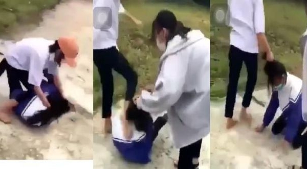 Quảng Trị: Làm rõ clip nữ sinh lớp 7 bị bạn tát và xé áo