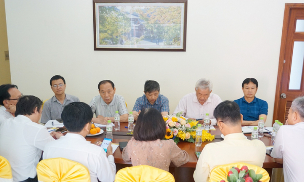 Đoàn công tác Tổng hội Xây dựng Việt Nam làm việc với Hiệp hội Xây dựng tỉnh Bình Dương