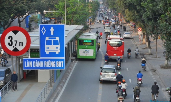 Đề xuất cho một số phương tiện được đi vào làn BRT
