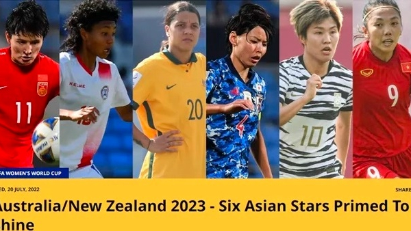 Huỳnh Như là 1 trong 6 ngôi sao châu Á có thể tỏa sáng tại World Cup bóng đá nữ 2023