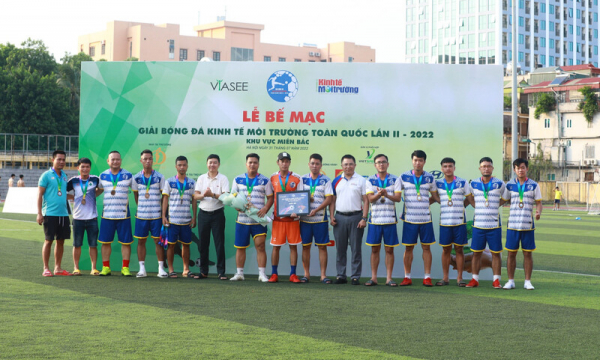 Bế mạc Giải Bóng đá Kinh tế Môi trường toàn quốc lần II-2022, khu vực phía Bắc