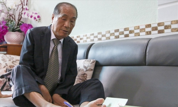 Thầy giáo Nguyễn Ngọc Ký, người viết chữ bằng chân, qua đời