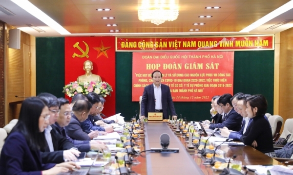 Đoàn ĐBQH thành phố Hà Nội triển khai kế hoạch giám sát chuyên đề về lĩnh vực y tế