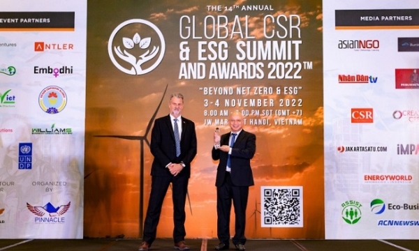 Vinamilk được vinh danh với các giải thưởng lớn trong Hội nghị CSR&ESG toàn cầu 2022