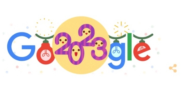 Google Doodle hôm nay 1/1: Chào đón năm mới 2023
