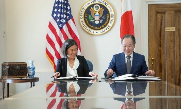 Nhật-Mỹ ký Hiệp định về trao đổi các vật liệu tối quan trọng và pin điện