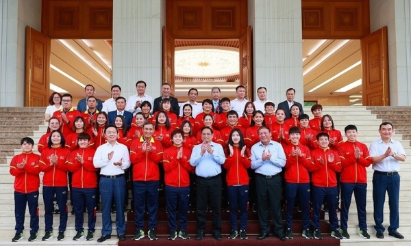 Thủ tướng: Bóng đá Việt Nam, trong đó có bóng đá nữ còn nhiều tiềm năng để phát triển