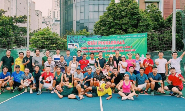 Sôi động giải siêu cúp Pickleball miền Bắc mở rộng
