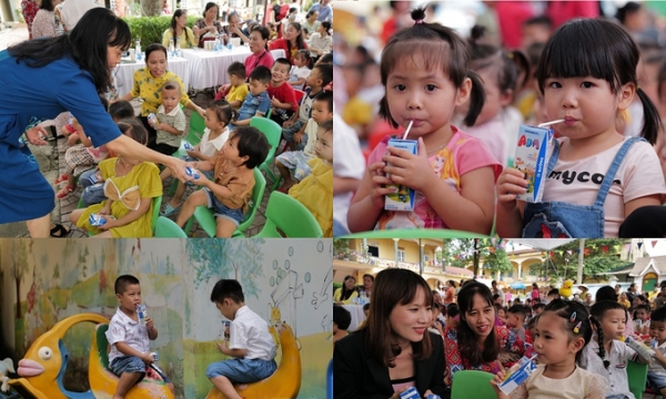 Vinamilk & quỹ sữa cùng hơn 11.000 trẻ em khó khăn đón năm học mới