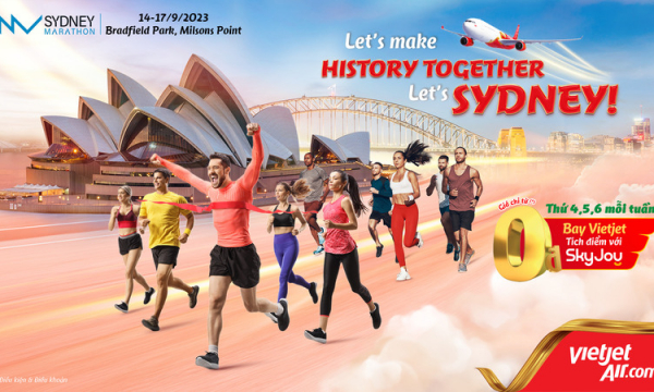 Bay thẳng Sydney cùng Vietjet, tham dự đường chạy đẹp nhất hành tinh Sydney Marathon