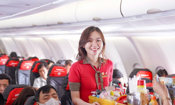 Vietjet tung ưu đãi 50% cho hạng vé Business và SkyBoss