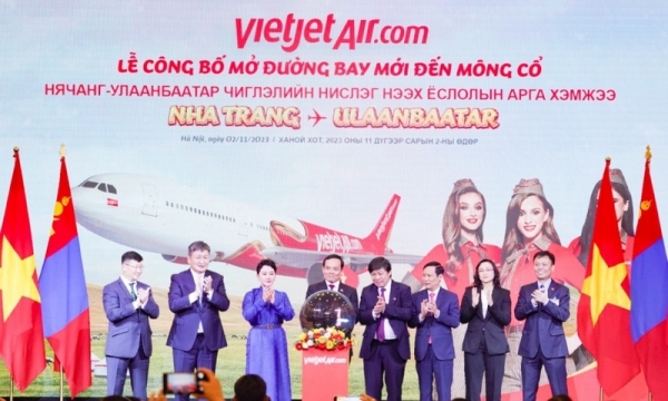 Vietjet công bố đường bay thẳng Ulaanbaatar, Mông Cổ - Nha Trang