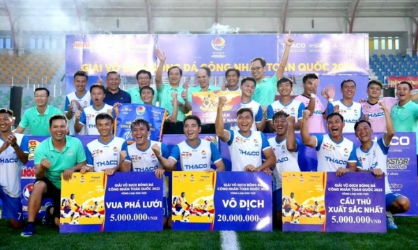 Đội tuyển Công đoàn Dầu khí Việt Nam sẵn sàng cho Vòng chung kết Giải vô địch bóng đá công nhân toàn quốc 2023