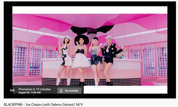 BLACKPINK và Selena Gomez phát hành MV hút 1,7 triệu người xem công chiếu trực tiếp