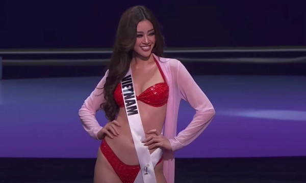 Loạt khoảnh khắc Khánh Vân khoe thần thái và body đỉnh cao tại Miss Universe