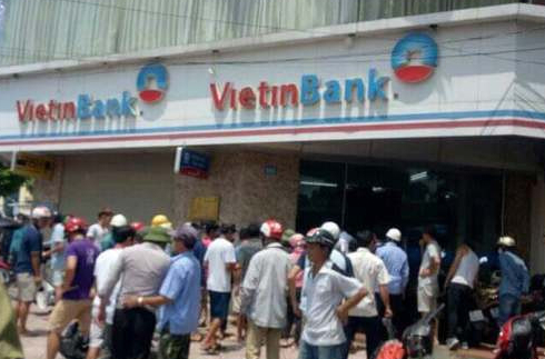 Hà Nội: Ngân hàng Vietinbank bị cướp
