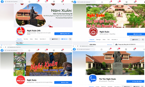 Công an huyện Nghi Xuân (Hà Tĩnh) cảnh báo một số trang Facebook giả mạo