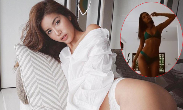 Clip: Minh Tú nhảy nhót, khoe thân hình siêu nóng bỏng trên Instagram