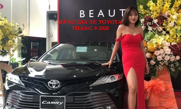 Bảng giá xe Toyota tháng 09/2020: Ra mắt Toyota Hilux 2020