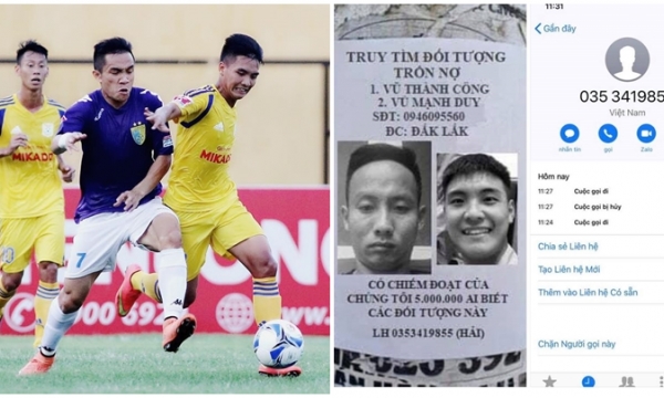 Cựu cầu thủ Nam Định bị 'khủng bố tinh thần' vì khoản nợ 'từ trên trời rơi xuống'