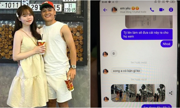 Huỳnh Anh viết status khẳng định không 'cắm sừng' Quang Hải nhưng lại xóa đi