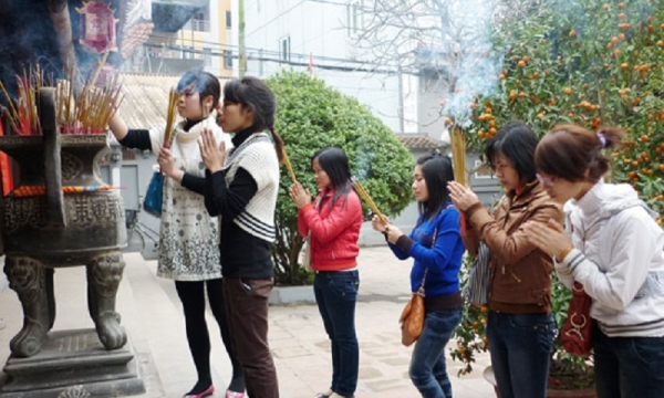 Ngôi chùa 'cầu duyên' nổi tiếng linh thiêng ở Hà Nội đóng cửa đầu năm
