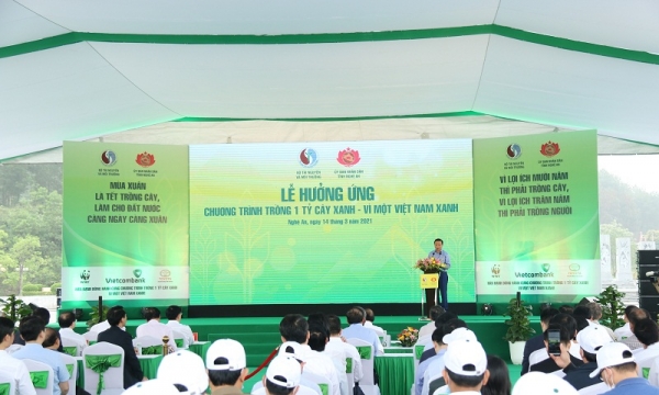 Toyota Việt Nam đồng hành cùng Bộ TN&MT trong Lễ phát động Tết trồng cây “Đời đời nhớ ơn Bác Hồ”