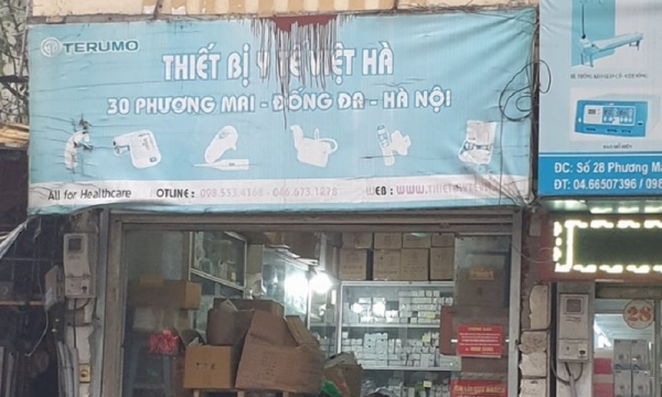 Nghi vấn Cửa hàng Thiết bị y tế Việt Hà bán thiết bị y tế nhập lậu, làm giả giấy tờ
