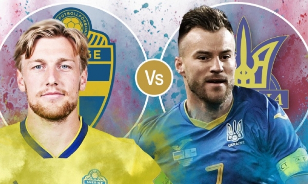 Xem trực tiếp Thụy Điển vs Ukraine 02h00 ngày 30/6