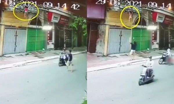 Biểu dương người hùng tay không đỡ bé gái rơi tầng 2 xuống đất ở Nam Định