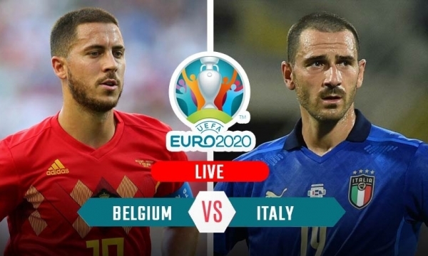 Trực tiếp Bỉ vs Italia: Đại chiến 2 ứng viên vô địch