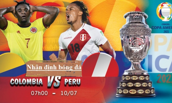 Nhận định Colombia vs Peru 7h00 ngày 10/7: Đưa nhau đến loạt luân lưu 11m
