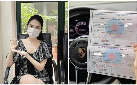 Vụ hoa khôi khoe tiêm vắc xin COVID-19 nhờ ông ngoại: Ông ngoại xin lỗi ríu rít