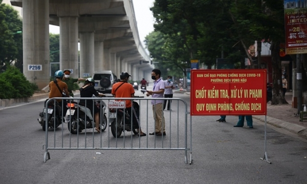 CDC Hà Nội nhận định Thủ đô có thể giãn cách xã hội thêm 1 tuần