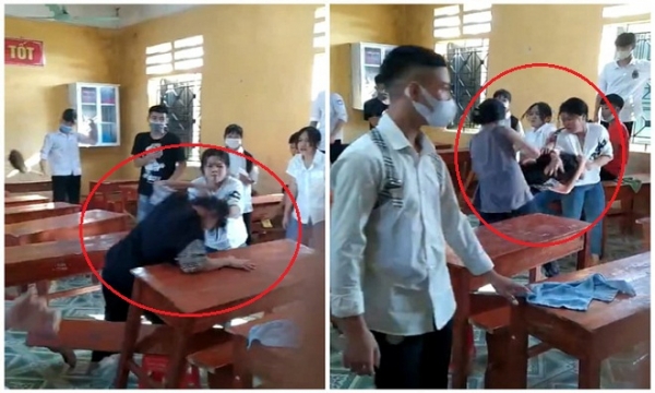 Nữ sinh lớp 9 bị đánh hội đồng đến nhập viện ở Phú Thọ