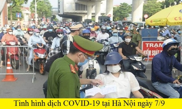 Tình hình dịch COVID-19 tại Hà Nội ngày 7/9: Thêm 53 ca mới, ổ dịch Thanh Xuân 33 ca