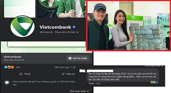 Dân mạng kéo nhau vào Fangape ngân hàng Vietcombank 'hỏi Thủy Tiên sao kê chưa?'