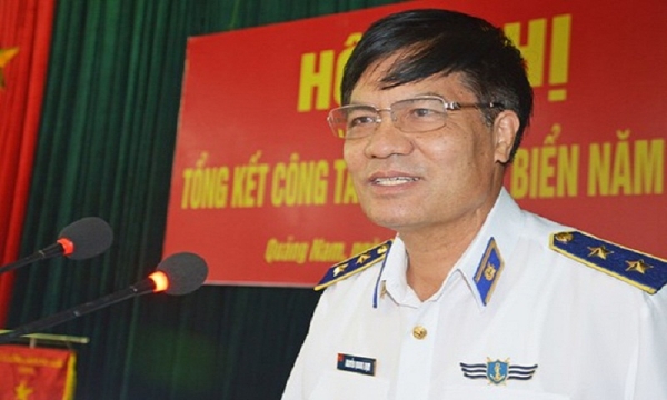 Kỷ luật cảnh cáo Trung tướng Nguyễn Quang Đạm nguyên Tư lệnh Cảnh sát biển Việt Nam