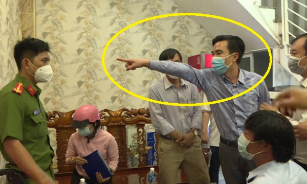 Lộ diện người đàn ông chỉ tay vào Thượng úy Công an hỏi nơi công tác
