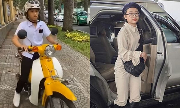 Netizen tranh cãi clip Hồ Văn Cường tự lái xe cub đi học, khác xa với Phương Mỹ Chi